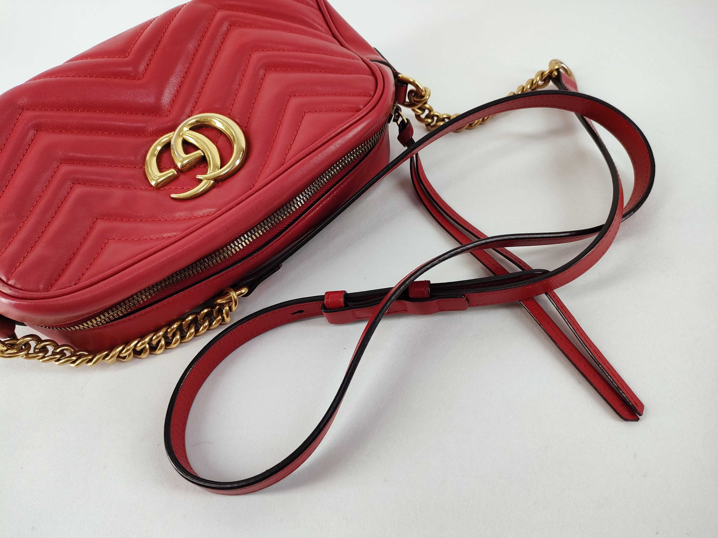 GUCCI GG Gucci Marmont Chain Bag 447632 Accessories: Box, Dust Bag, Shoulder Bag
