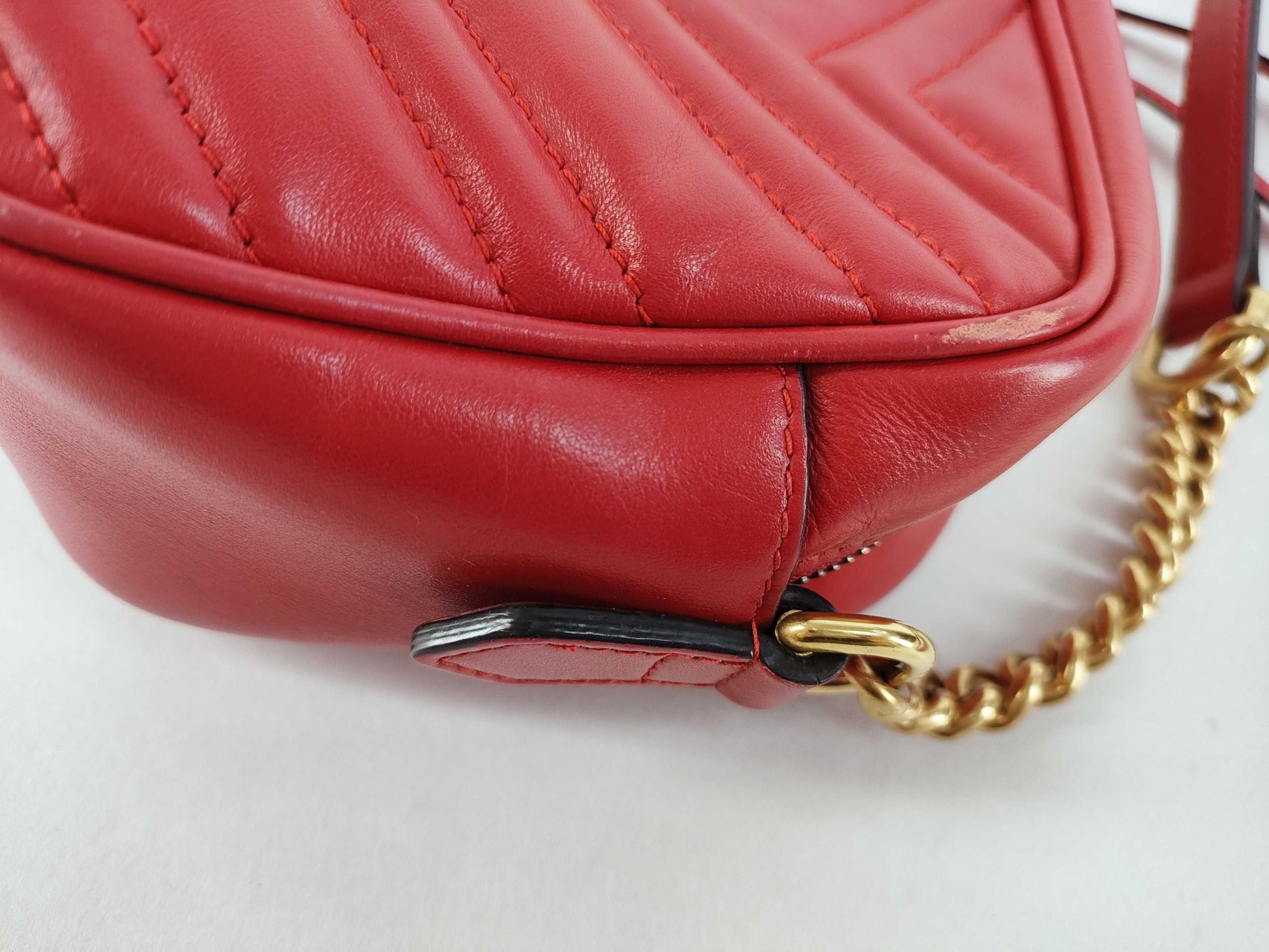 GUCCI GG Gucci Marmont Chain Bag 447632 Accessories: Box, Dust Bag, Shoulder Bag