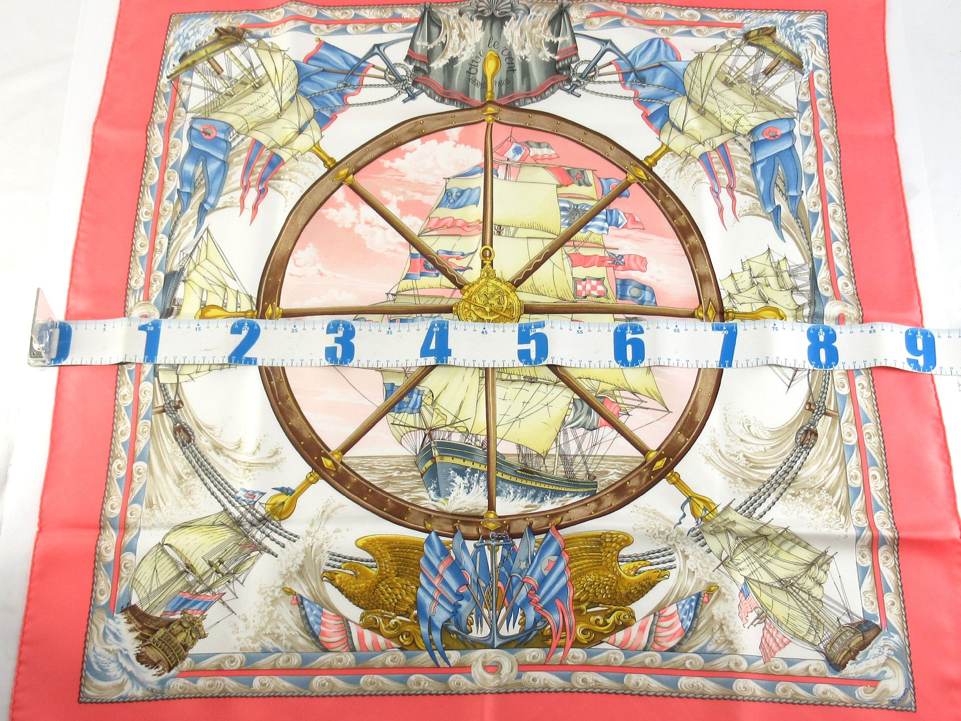 HERMES Carré 90 VIVE LE VENT Scarf Accessories: Box and other accessories