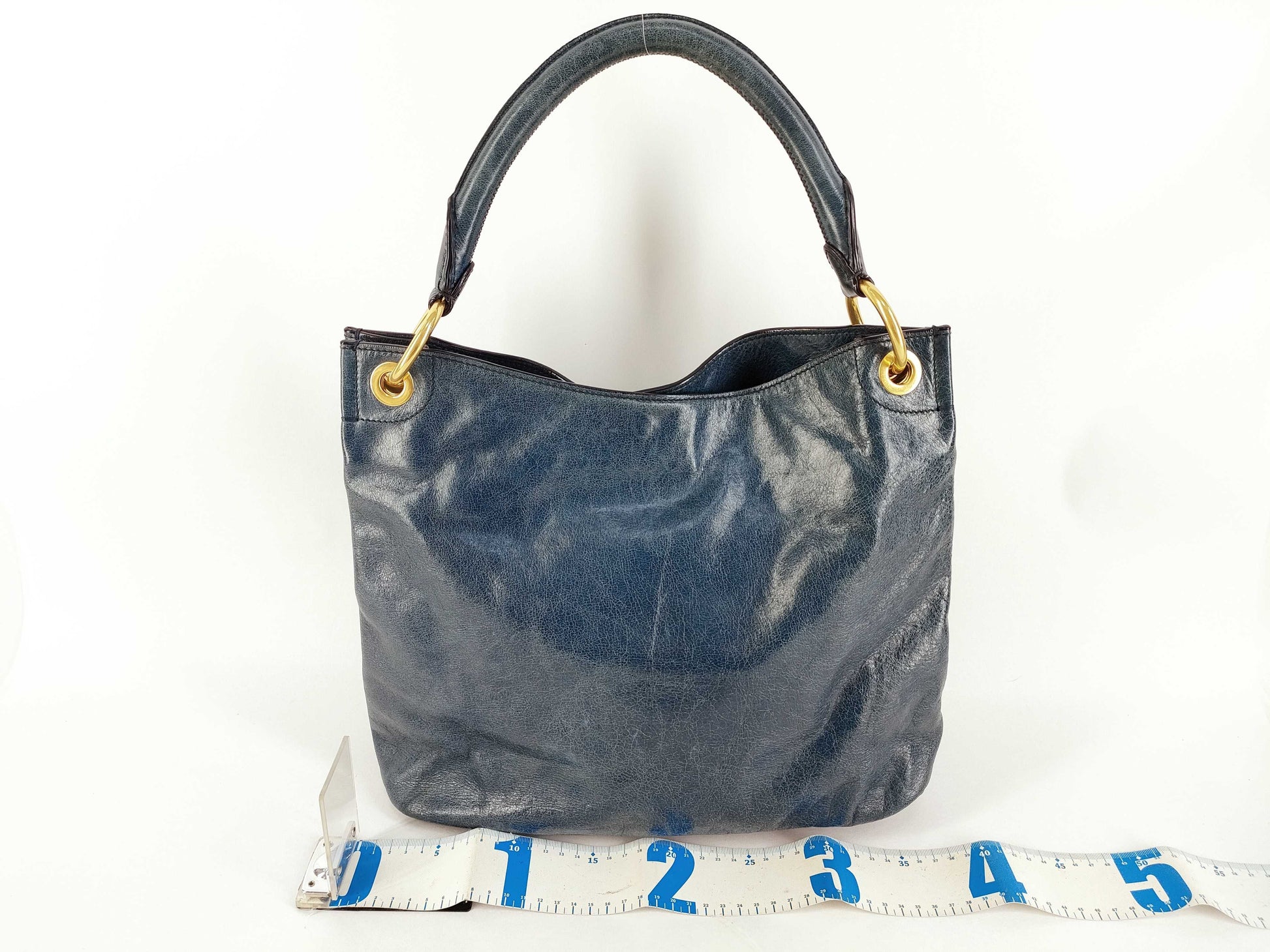 PRADA Prada one-shoulder blue shoulder bag