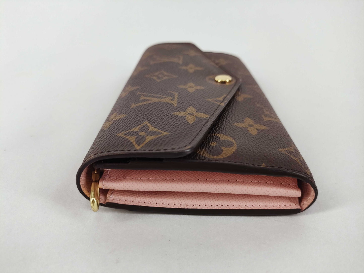 LOUIS VUITTON Monogram Portefeuille Sarah Rose Ballerine M62235 RFID Initial Wallet