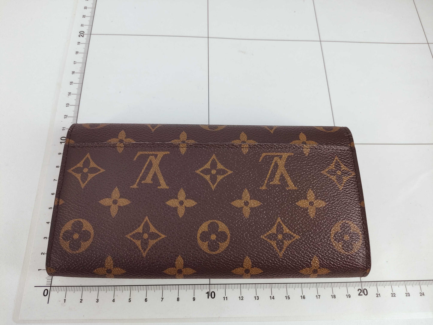 LOUIS VUITTON Monogram Portefeuille Sarah Rose Ballerine M62235 RFID Initial Wallet