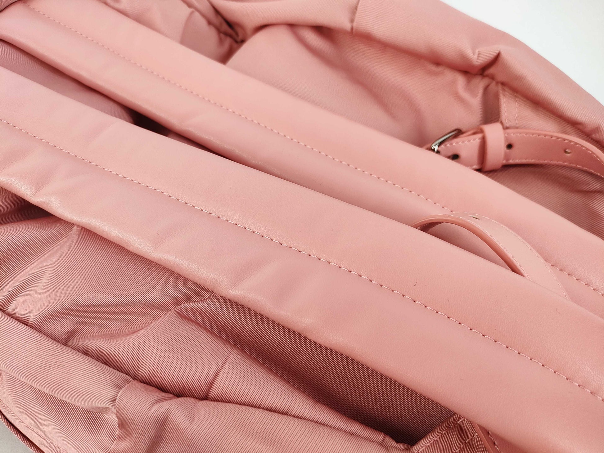 Stella McCartney Falabella Nylon Backpack, Pink. Includes dust bag and backpack.