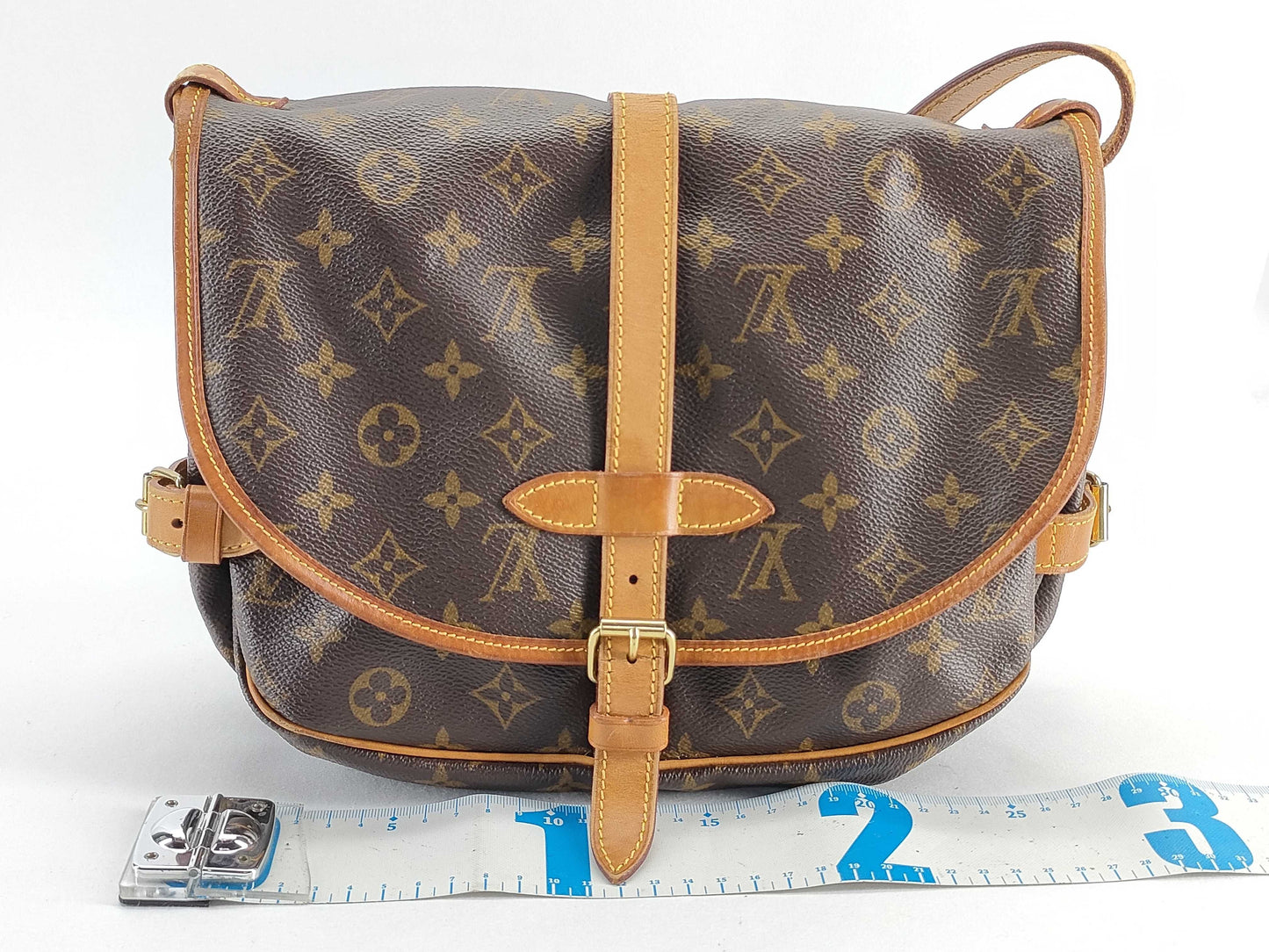 LOUIS VUITTON Monogram Saumur 30 Shoulder Bag