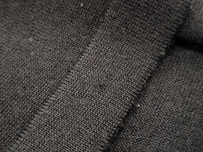 CHANEL CHANEL Knit Top P40352K02944 #34 Windmill Coco Mark Black Cashmere and Silk Top