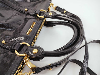 Miu Miu 2-way handbag/shoulder bag, Vitello Luxe leather handbag