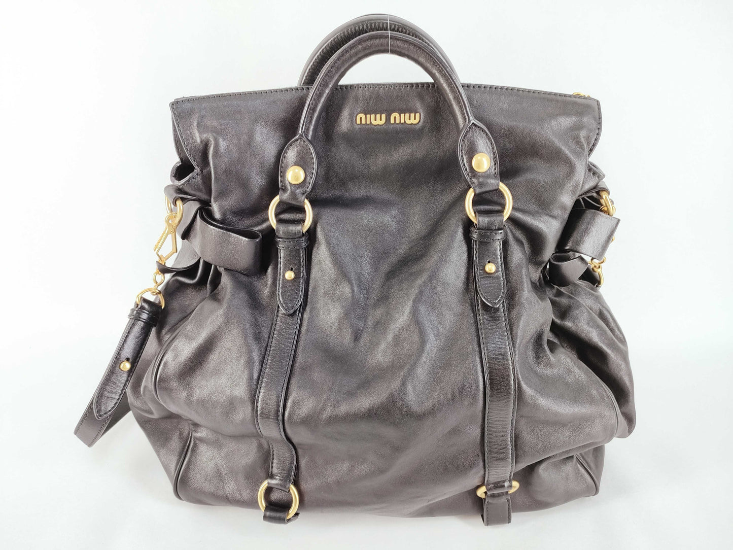 Miu Miu Handbag Shoulder Bag 2-way Leather Handbag