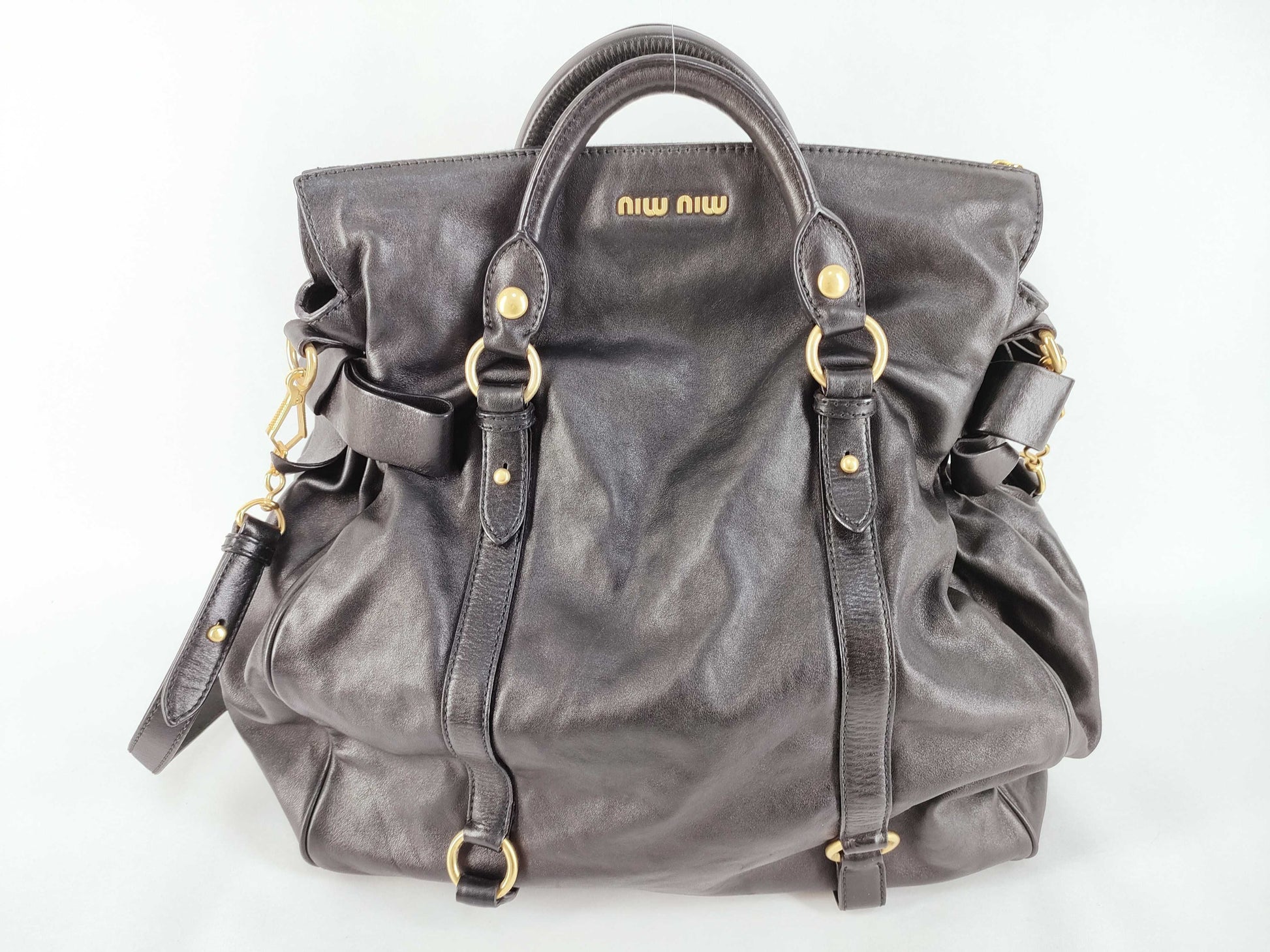 Miu Miu Handbag Shoulder Bag 2-way Leather Handbag