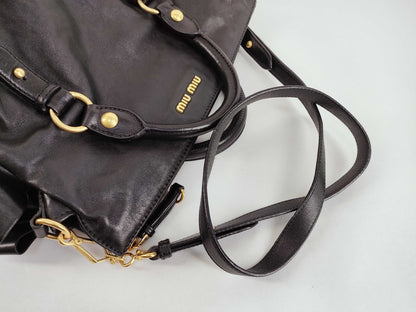Miu Miu Handbag Shoulder Bag 2-way Leather Handbag