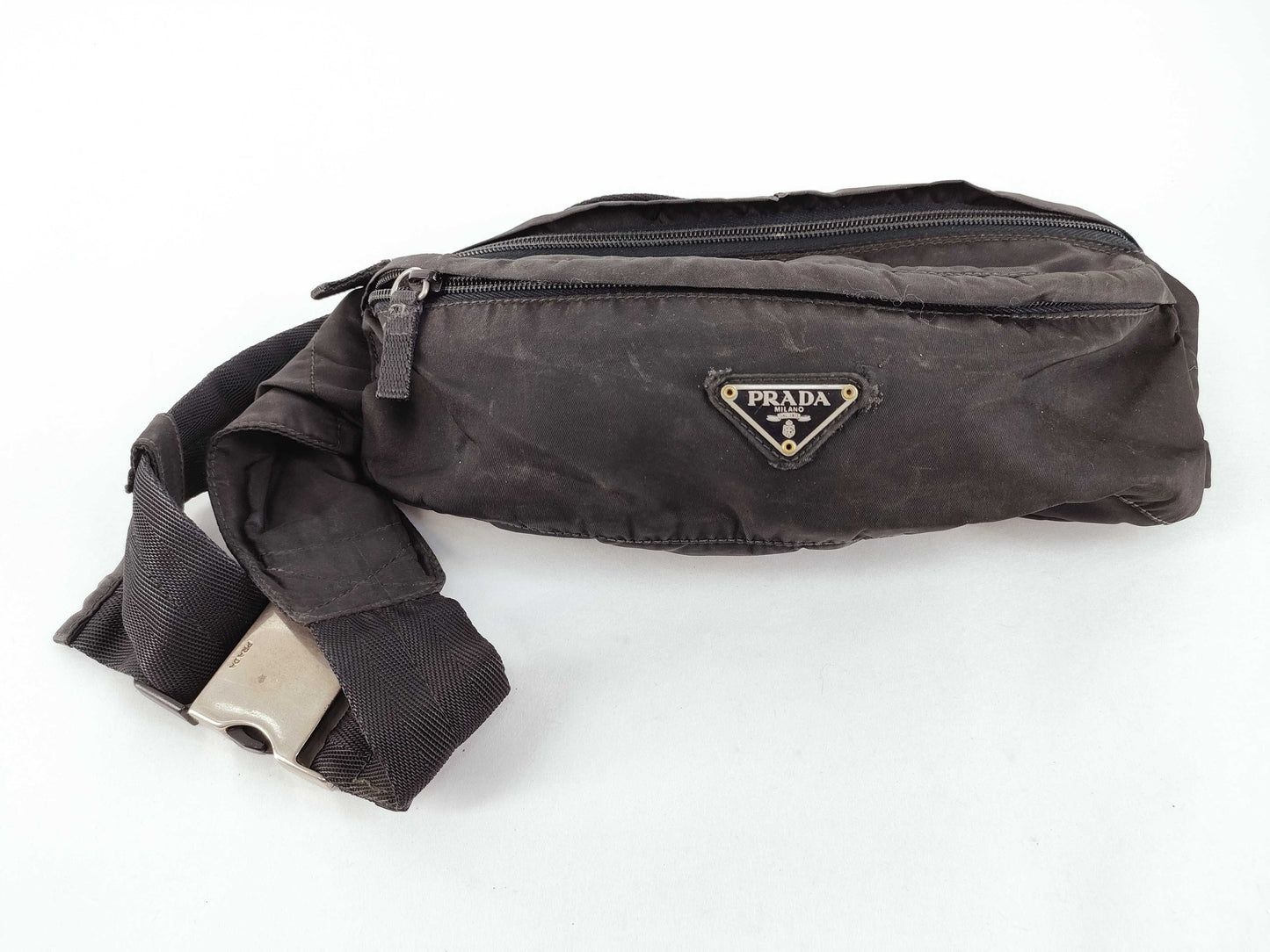 PRADA Nylon Prada Waist Bag Nylon Waist Bag