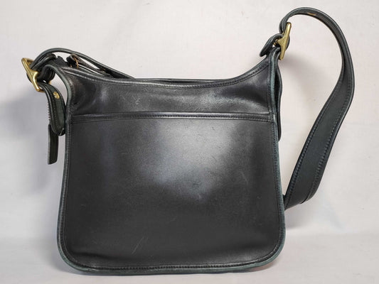 COACH COACH Shoulder Bag Old Coach Leather Black Shoulder Bag