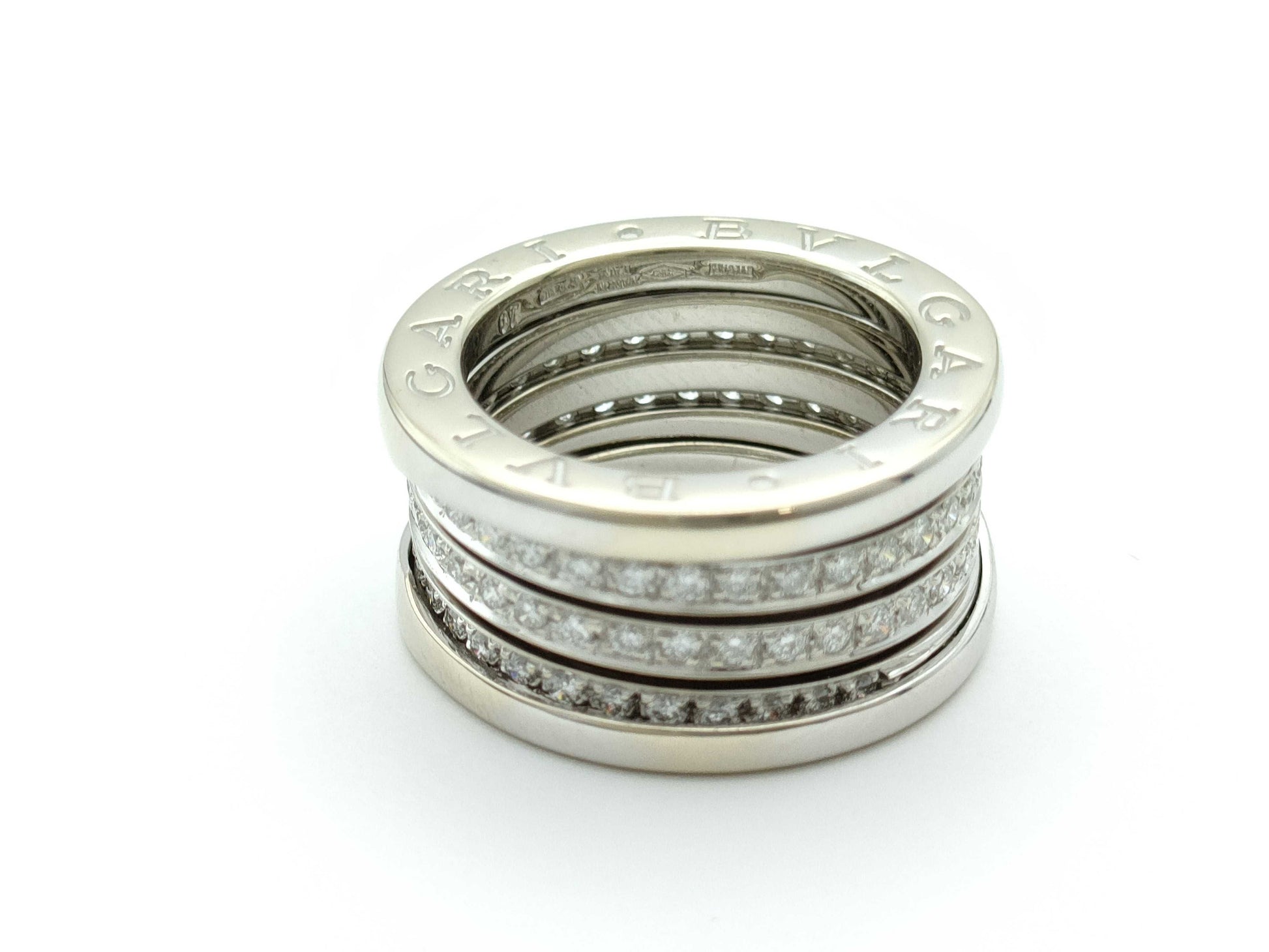 BVLGARI B.zero1 #49 Diamond WG 750 12.3g Ring 