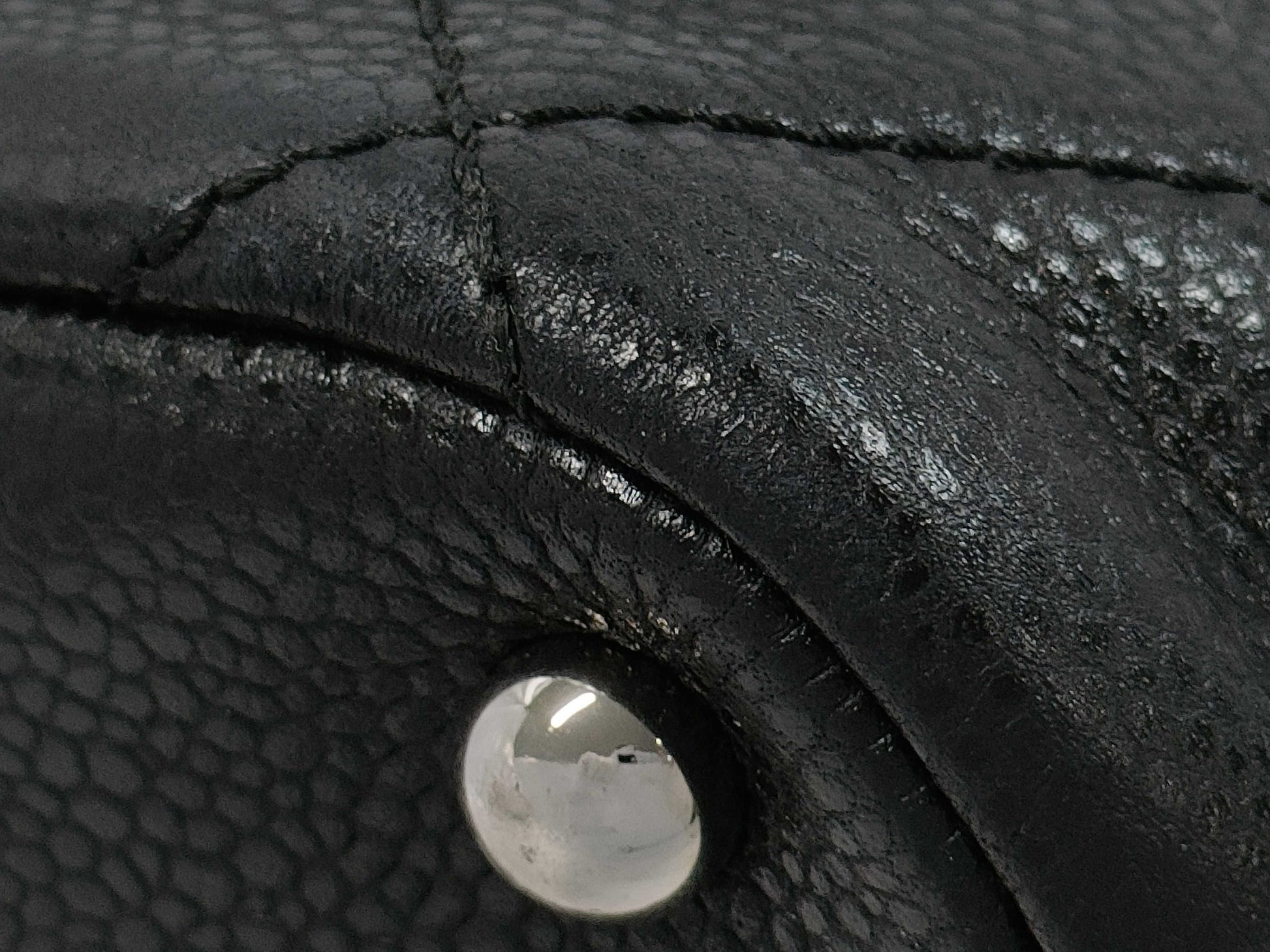 CHANEL Matelasse Soft Caviar Leather Tote Bag, Black