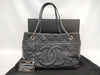CHANEL Matelasse Soft Caviar Leather Tote Bag, Black