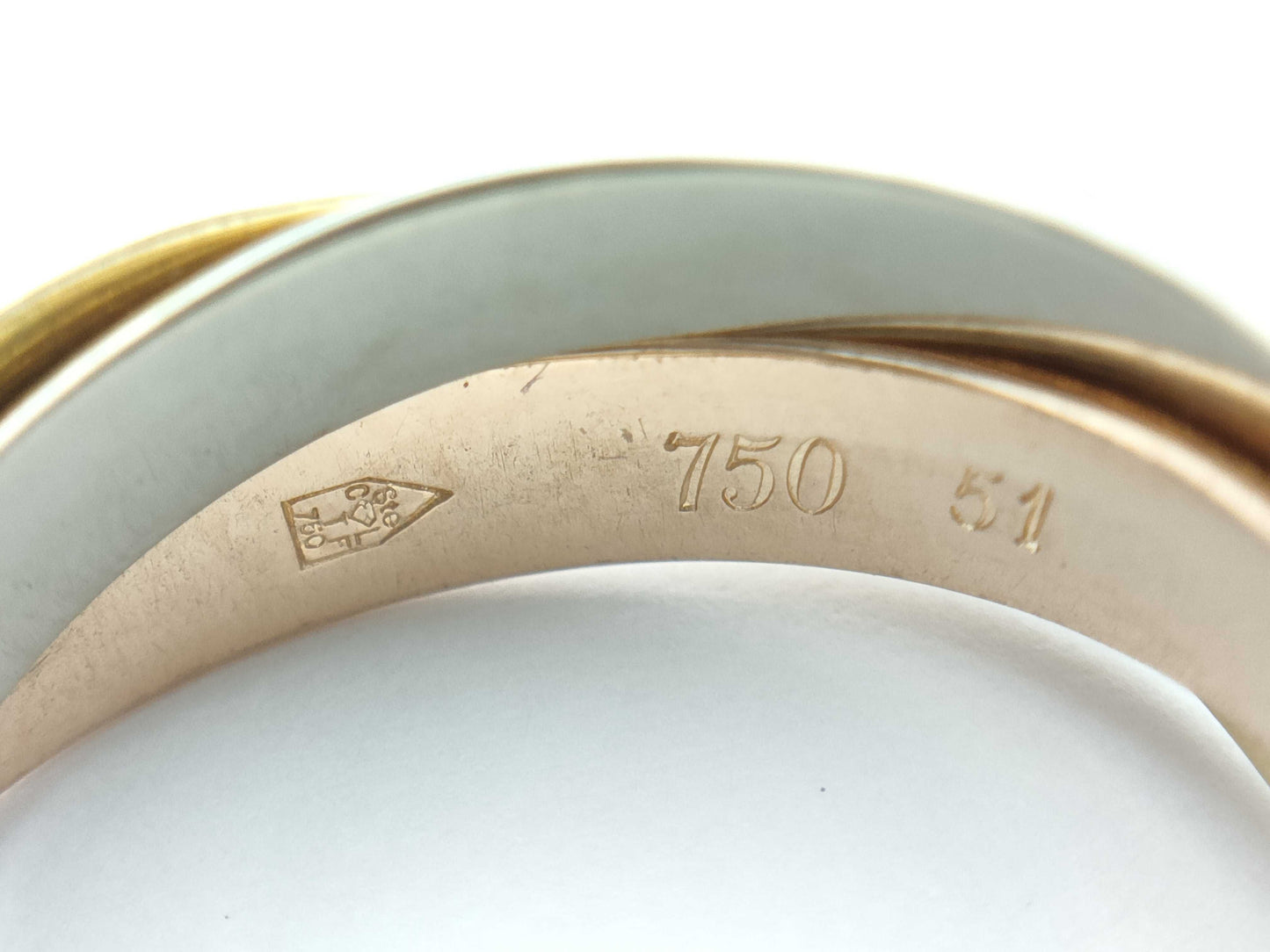 Cartier Trinity #51 750 7.5g Ring 