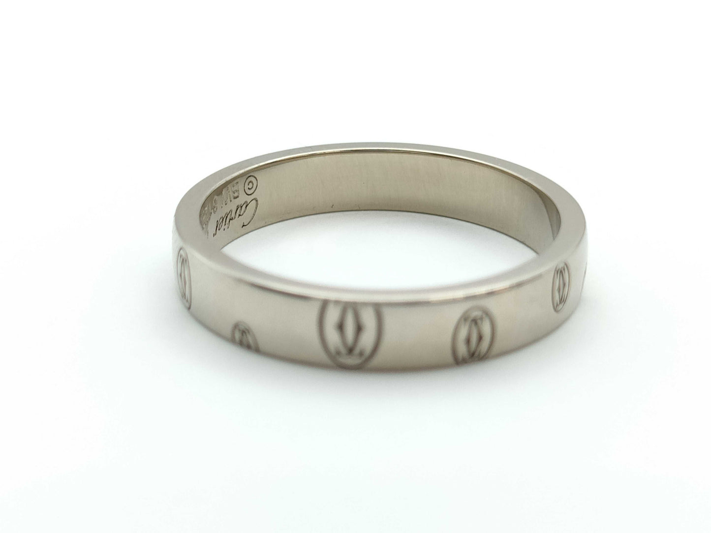 Cartier Happy Birthday #60 WG 750 6.1g Ring 