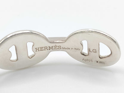 HERMES HERMES Bangle Chaine d'Ancre Enchaine Size: LG Bracelet/Bangle