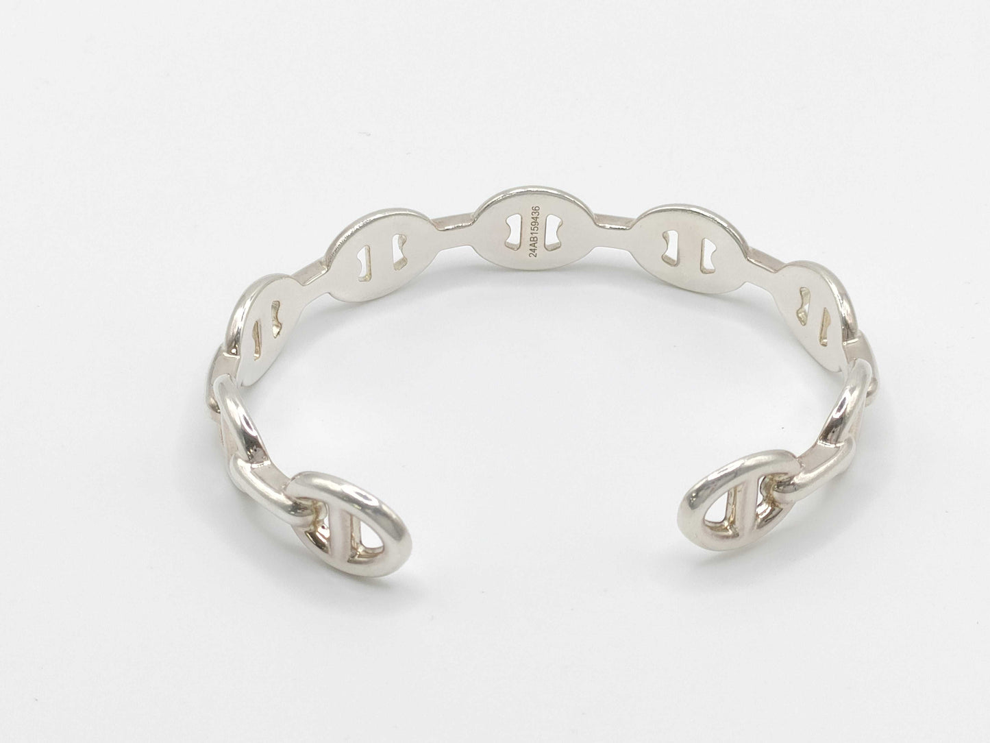 HERMES HERMES Bangle Chaine d'Ancre Enchaine Size: LG Bracelet/Bangle