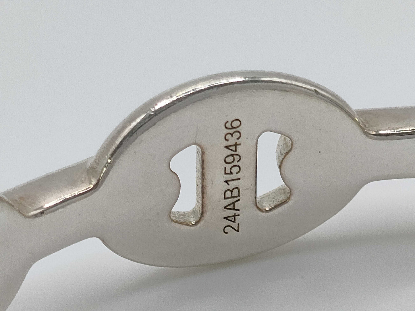 HERMES HERMES Bangle Chaine d'Ancre Enchaine Size: LG Bracelet/Bangle