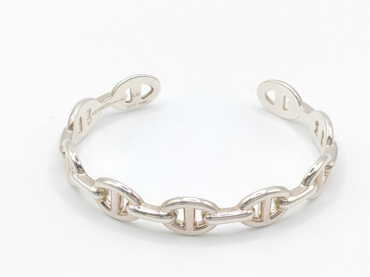 HERMES HERMES Bangle Chaine d'Ancre Enchaine Size: LG Bracelet/Bangle