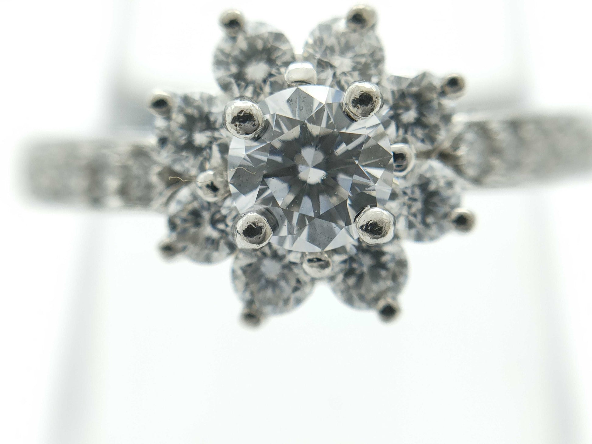 Tiffany & Co. Flora Diamond PT950 4.5g Ring 
