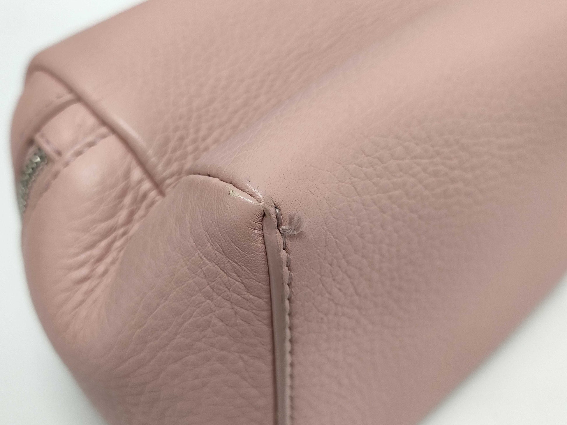 Loro Piana Handbag Extra Pocket Pouch in Pink Calfskin Leather