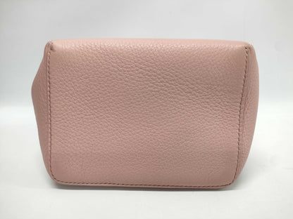 Loro Piana Handbag Extra Pocket Pouch in Pink Calfskin Leather