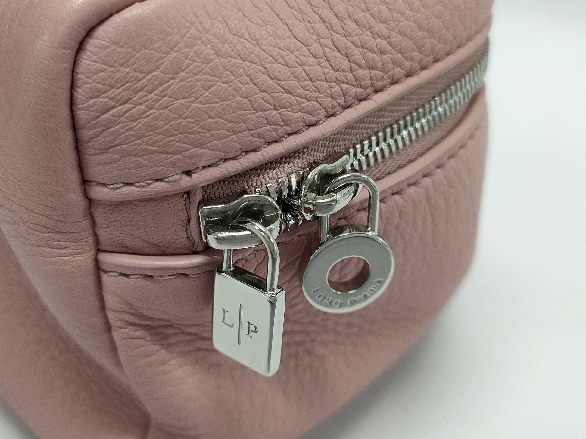 Loro Piana Handbag Extra Pocket Pouch in Pink Calfskin Leather