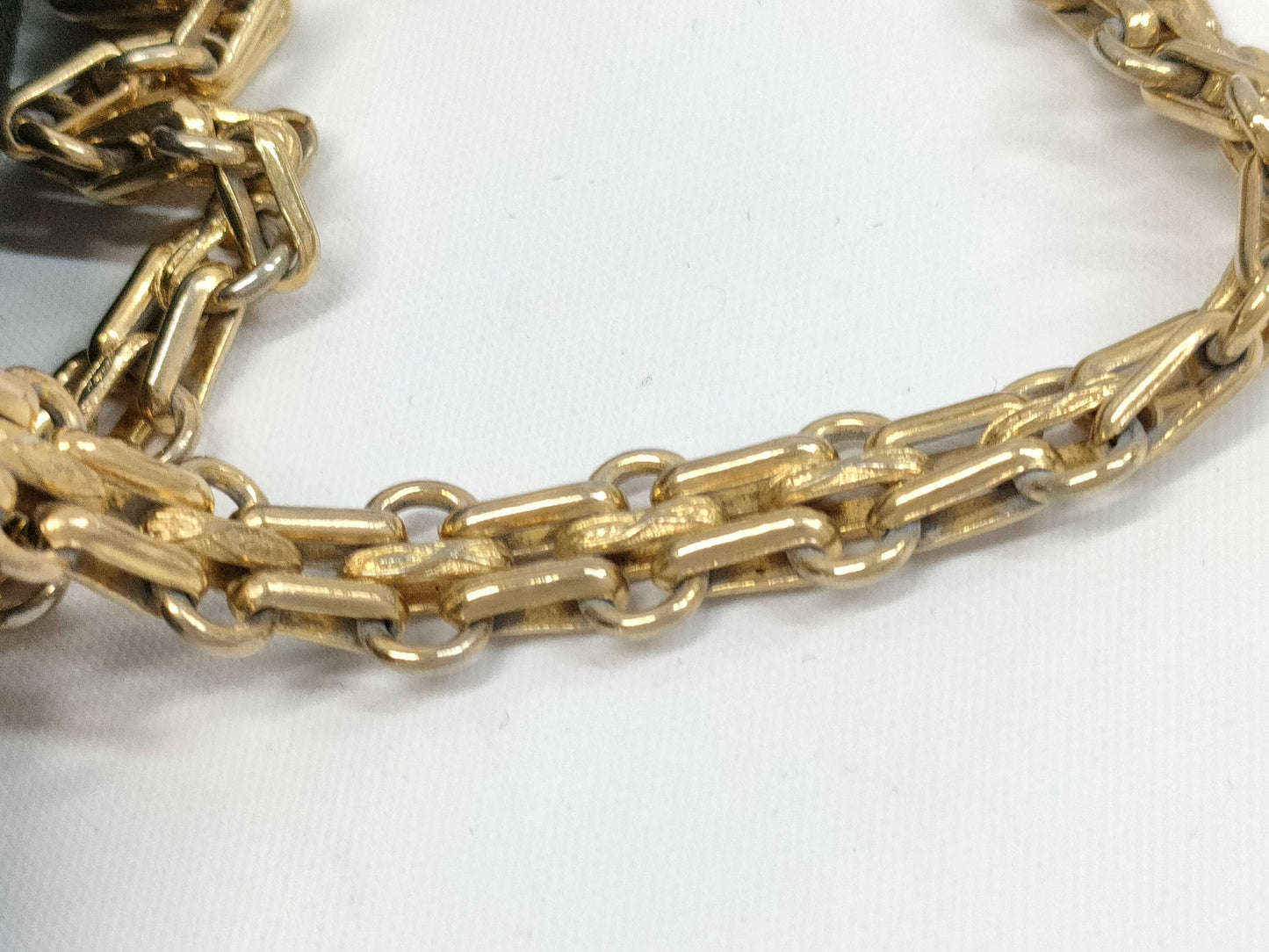 CHANEL CHANEL Double Flap Matelasse Shoulder Bag, Black Cotton, Double Flap / Mademoiselle Chain Shoulder Bag