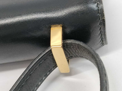 HERMES HERMES Shoulder Bag Alcazar Black Box Calf ○D Stamp Handbag