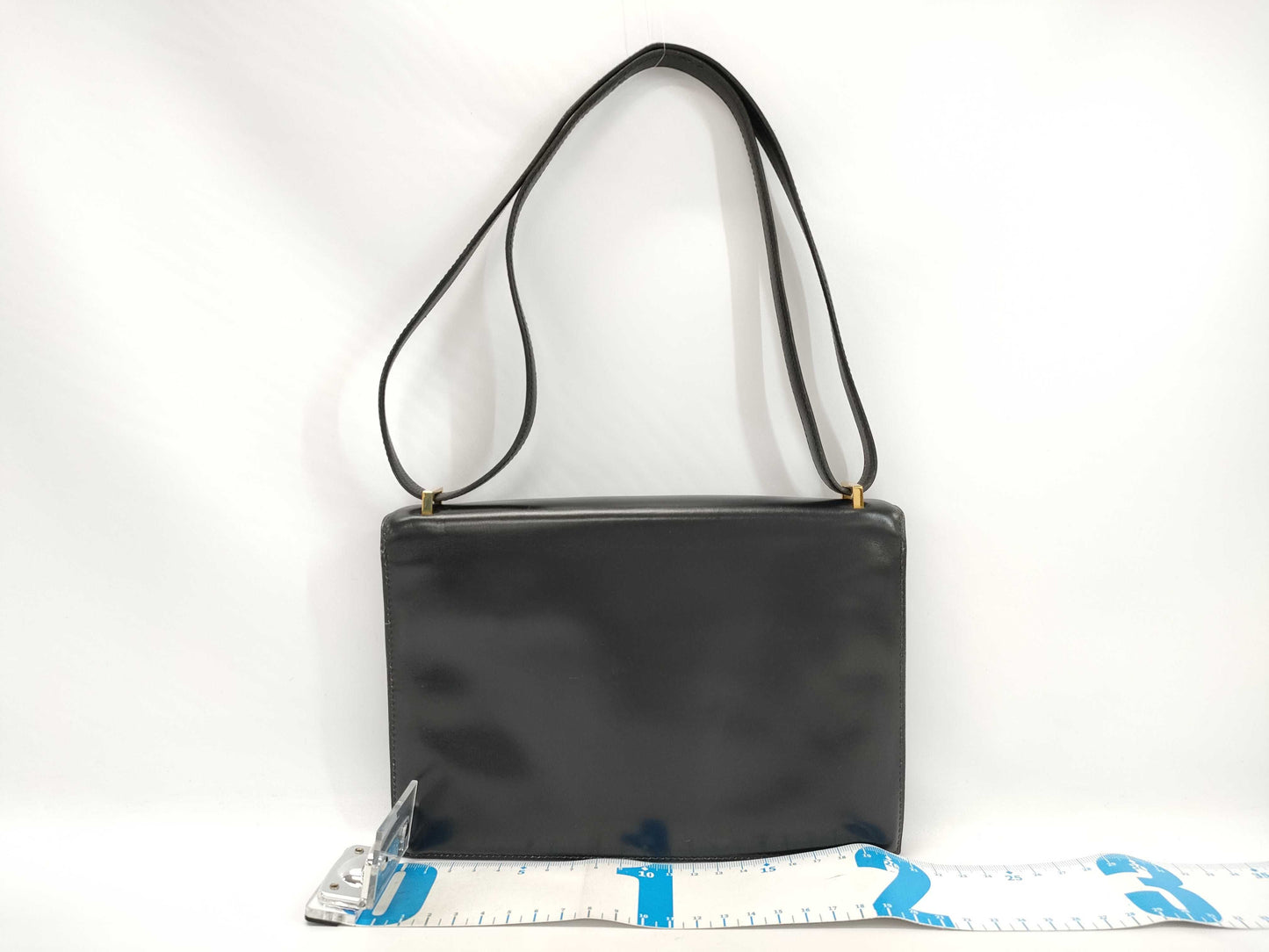 HERMES HERMES Shoulder Bag Alcazar Black Box Calf ○D Stamp Handbag