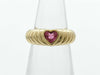 Tiffany & Co. Ribbed Friendship Pink Tourmaline 750 6.0g Ring 