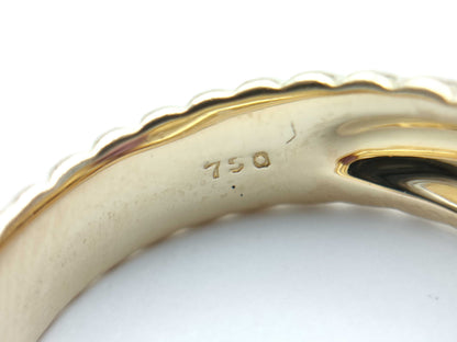 Tiffany & Co. Ribbed Friendship Pink Tourmaline 750 6.0g Ring 