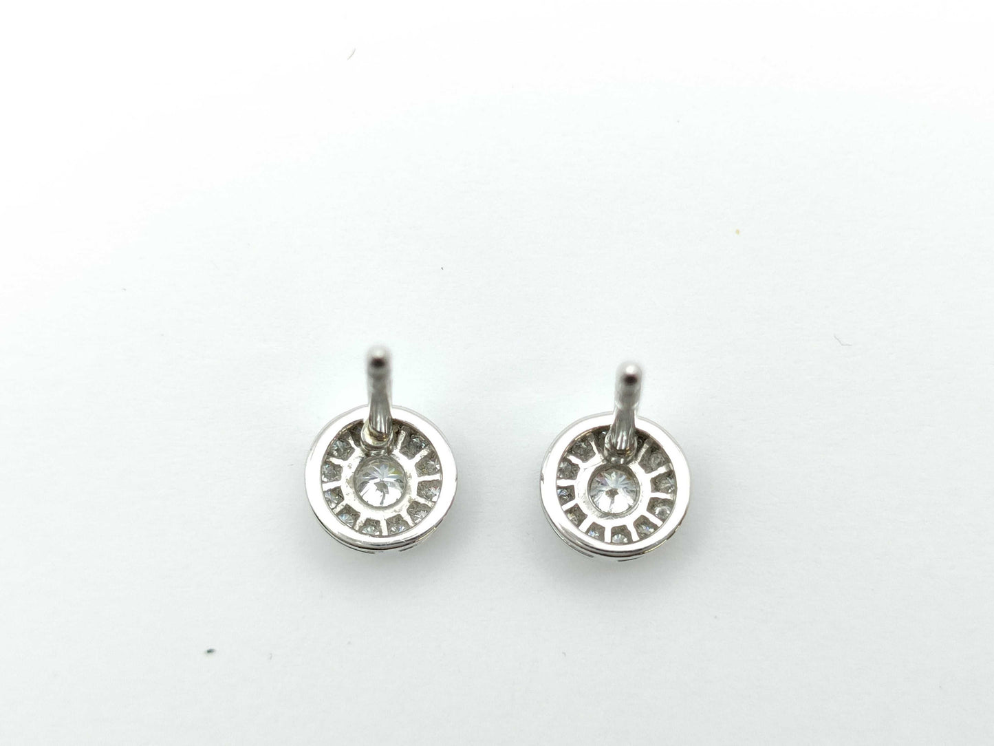 Tiffany & Co. Circlet Diamond PT950 3.2g Earrings 