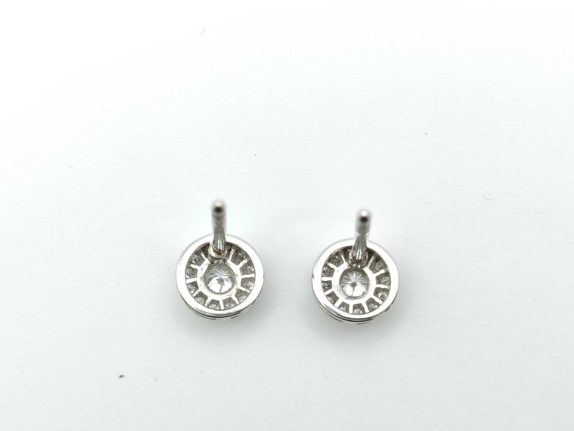 Tiffany & Co. Circlet Diamond PT950 3.2g Earrings 