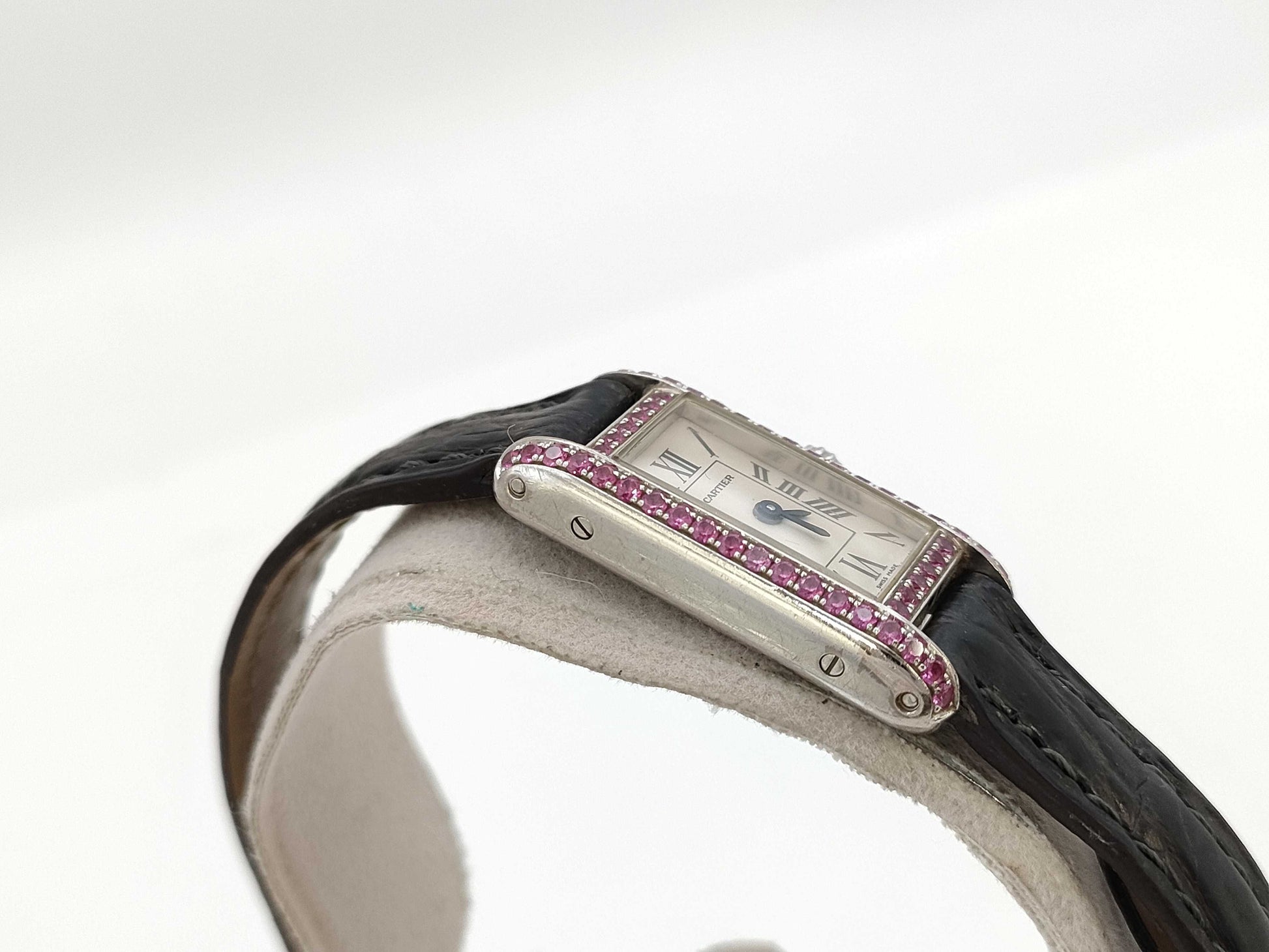 Cartier Tank Alonge WB302831 2525 031566SM Quartz 18K Gold Women's Watch