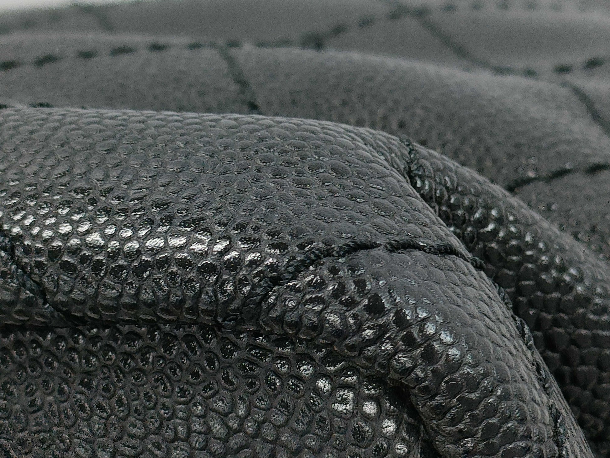 CHANEL CHANEL Tote Bag On the Road/Wild Stitch Black Caviar Skin Large Tote Bag