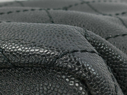 CHANEL CHANEL Tote Bag On the Road/Wild Stitch Black Caviar Skin Large Tote Bag