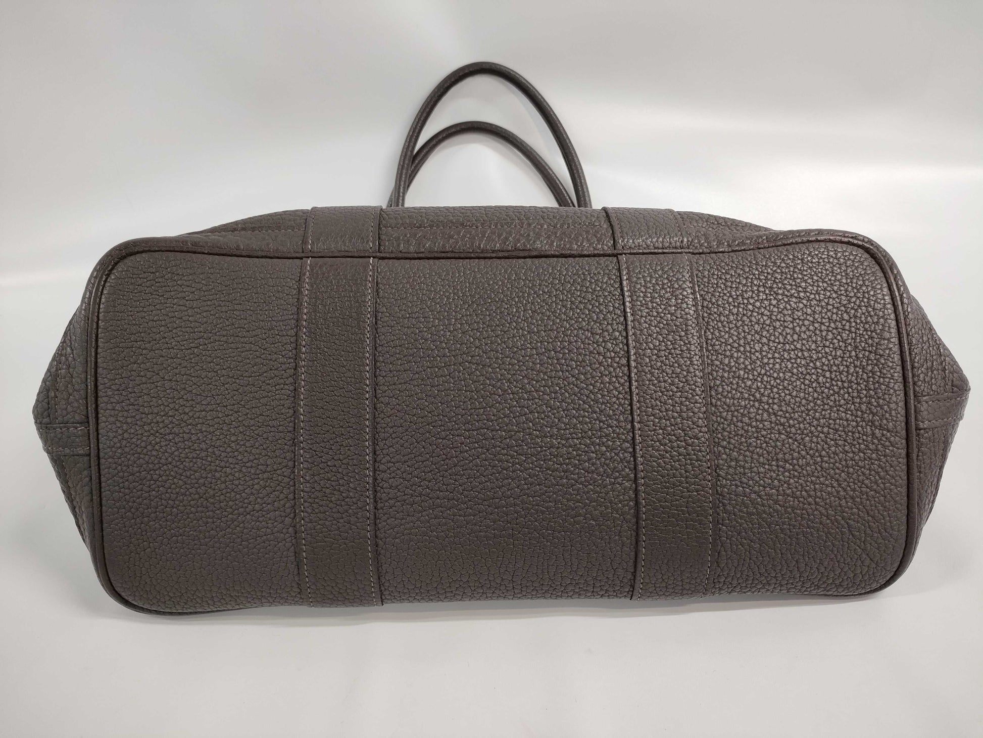 HERMES Garden Party PM Tote Bag with Ebene Negonda T Stamp