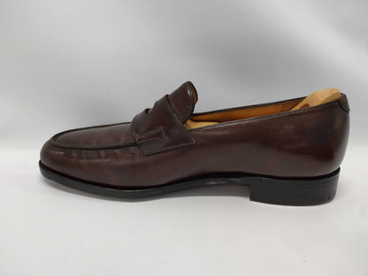 JOHNLOBB LOPEZ Loafers Leather Brown #6E 4395 Loafers