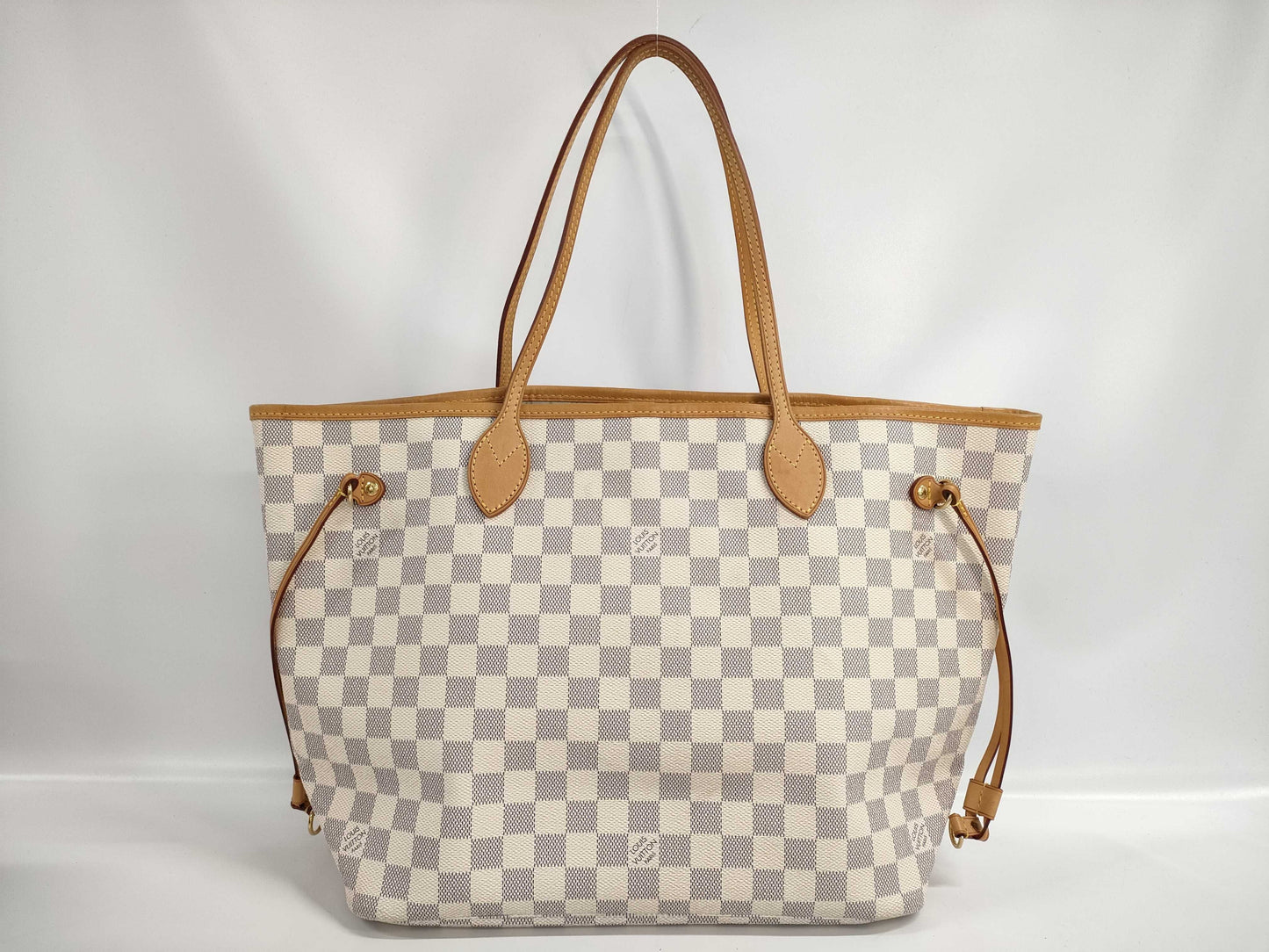 LOUIS VUITTON Azur Neverfull MM N51107 SA3171 Tote Bag