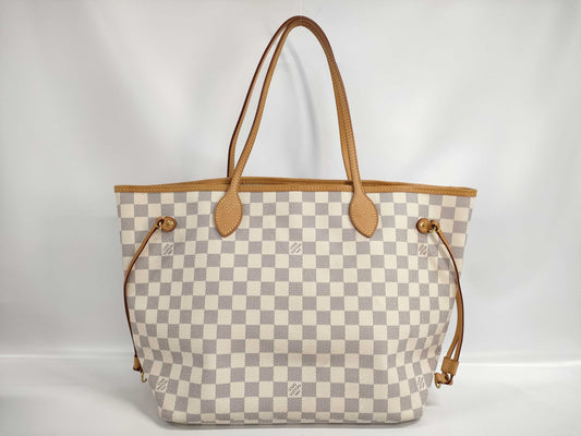 LOUIS VUITTON Azur Neverfull MM N51107 SA3171 Tote Bag