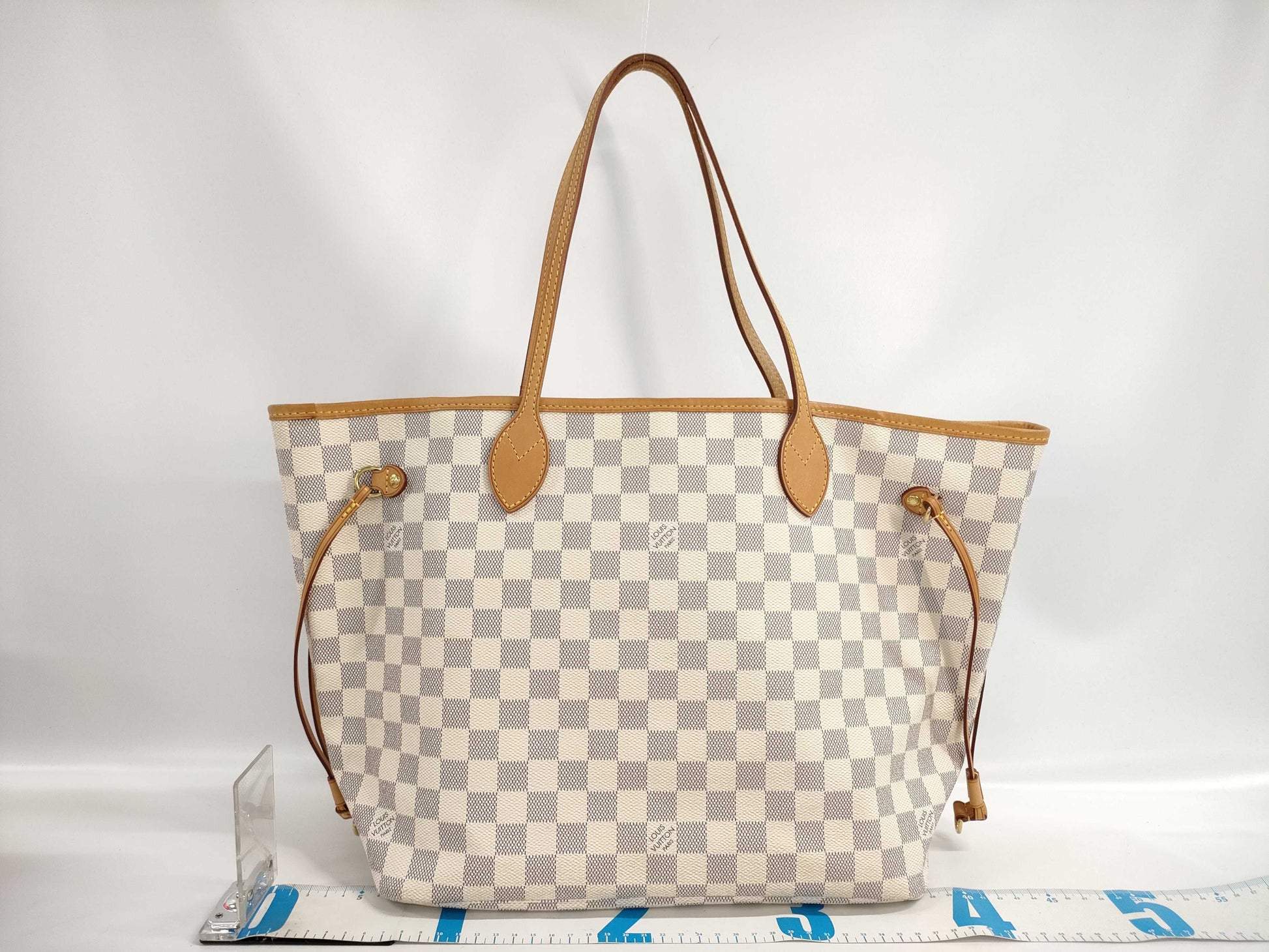 LOUIS VUITTON Azur Neverfull MM N51107 SA3171 Tote Bag