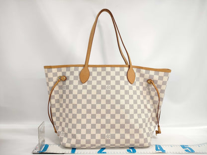 LOUIS VUITTON Azur Neverfull MM N51107 SA3171 Tote Bag