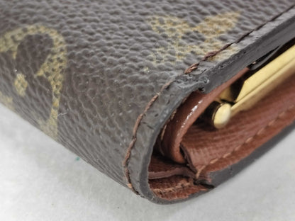 LOUIS VUITTON Monogram Porte Monnaie Bien Viennois M61664 CA0054 Wallet