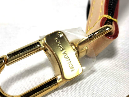 LOUIS VUITTON Signature Strap, Beige/Black/Pink, Signature Canvas with Gold Hardware