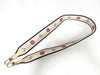 LOUIS VUITTON Signature Strap, Beige/Black/Pink, Signature Canvas with Gold Hardware