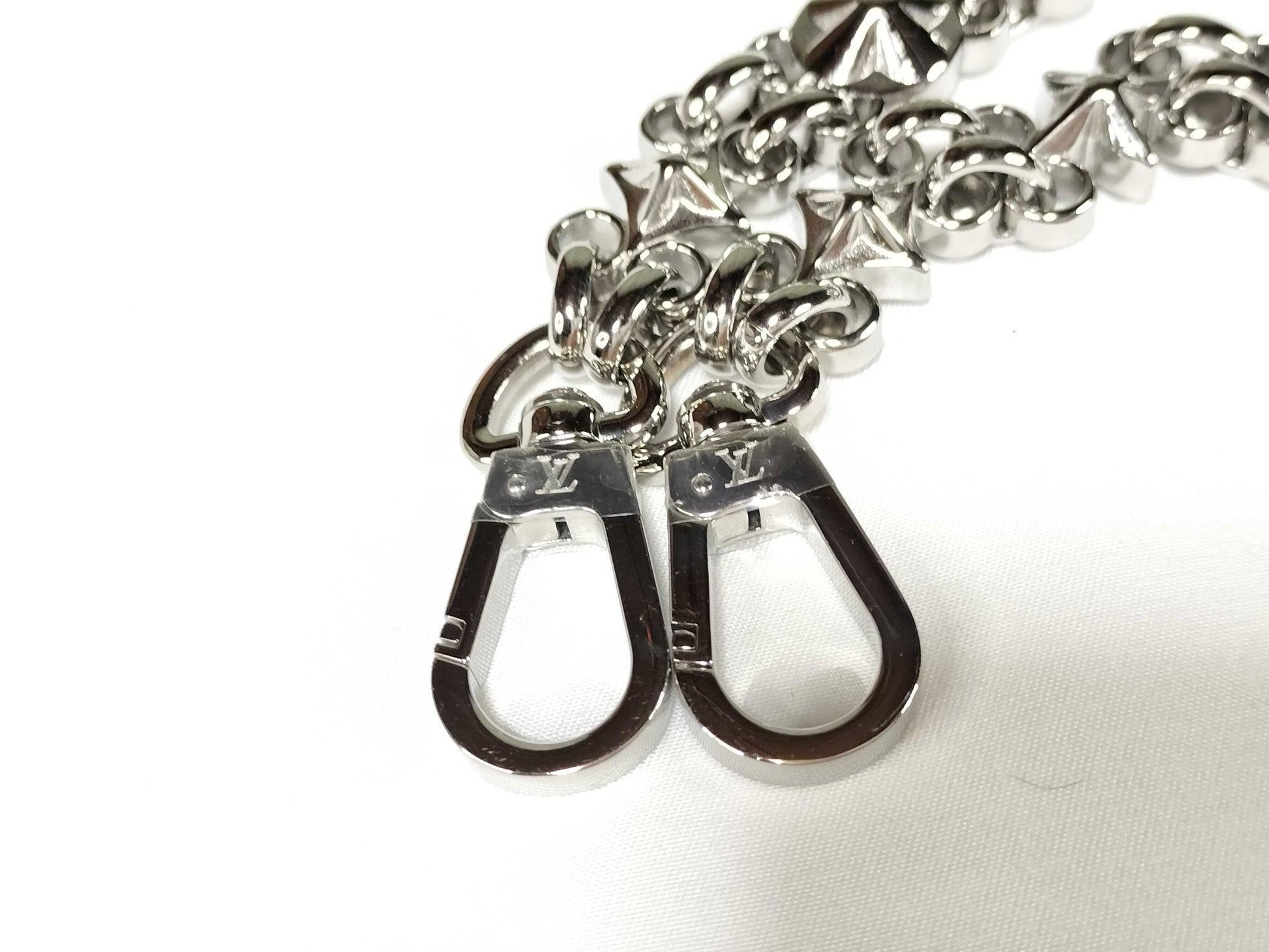 LOUIS VUITTON Dauphine Monogram Accessory Strap with Silver Hardware