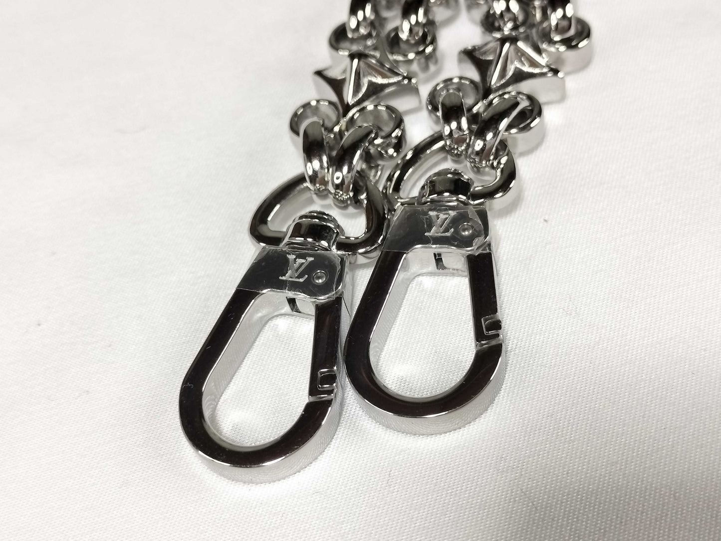 LOUIS VUITTON Dauphine Monogram Accessory Strap with Silver Hardware