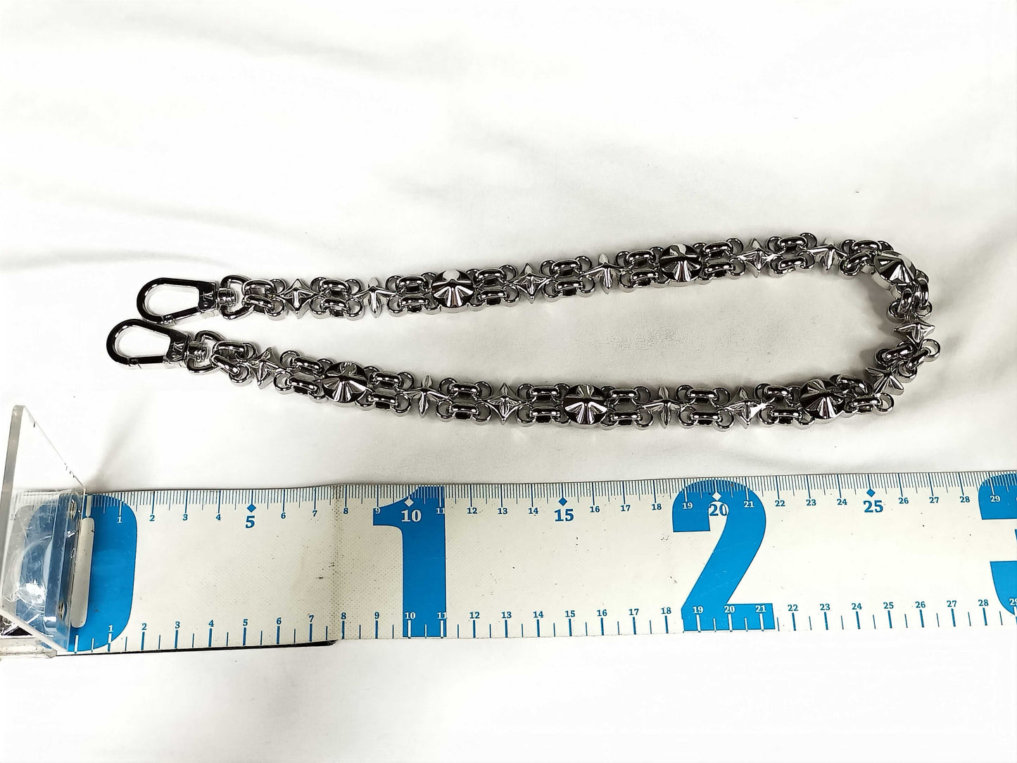 LOUIS VUITTON Dauphine Monogram Accessory Strap with Silver Hardware